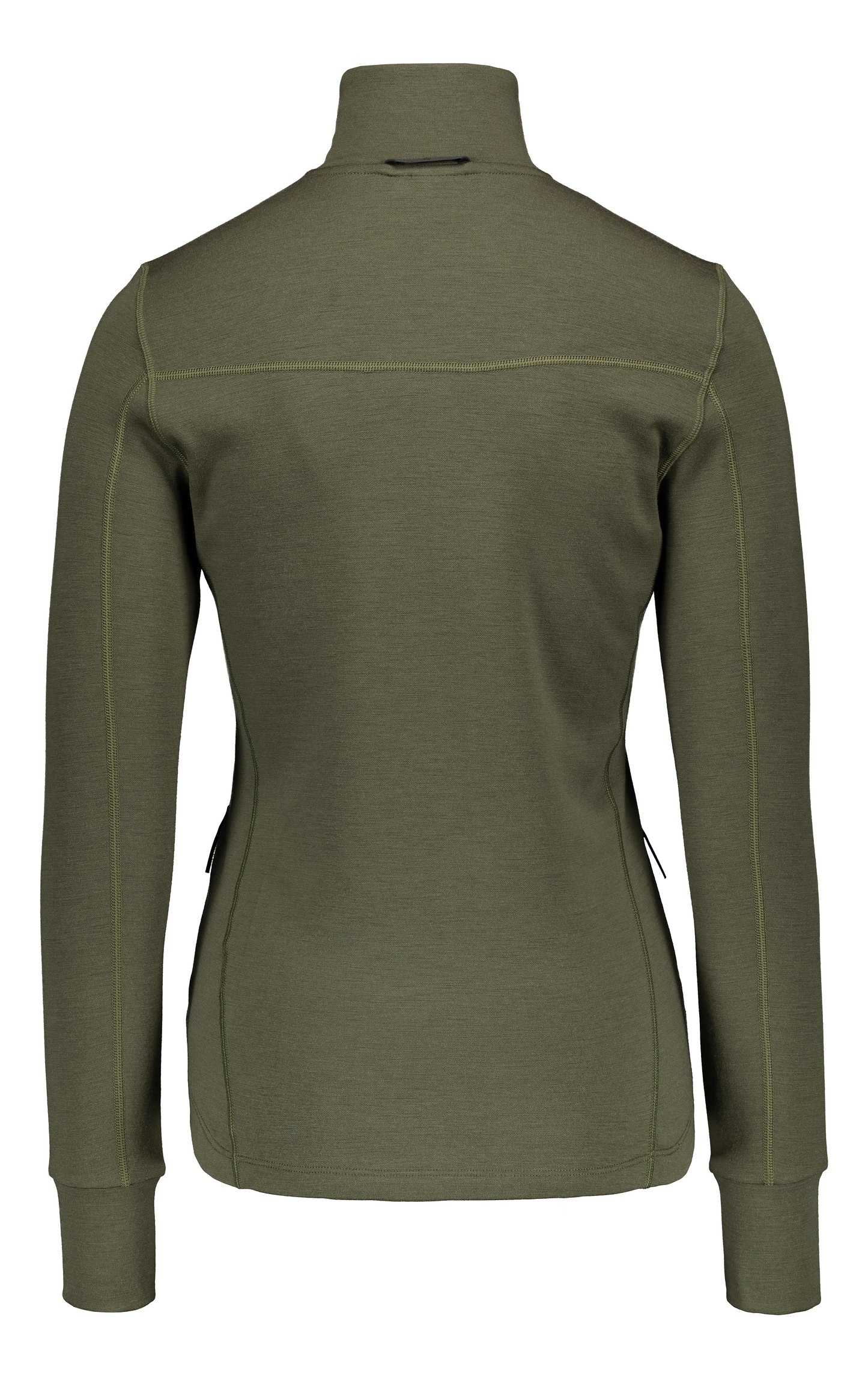 Merino Women's Fleece Jacket, Hunter Green