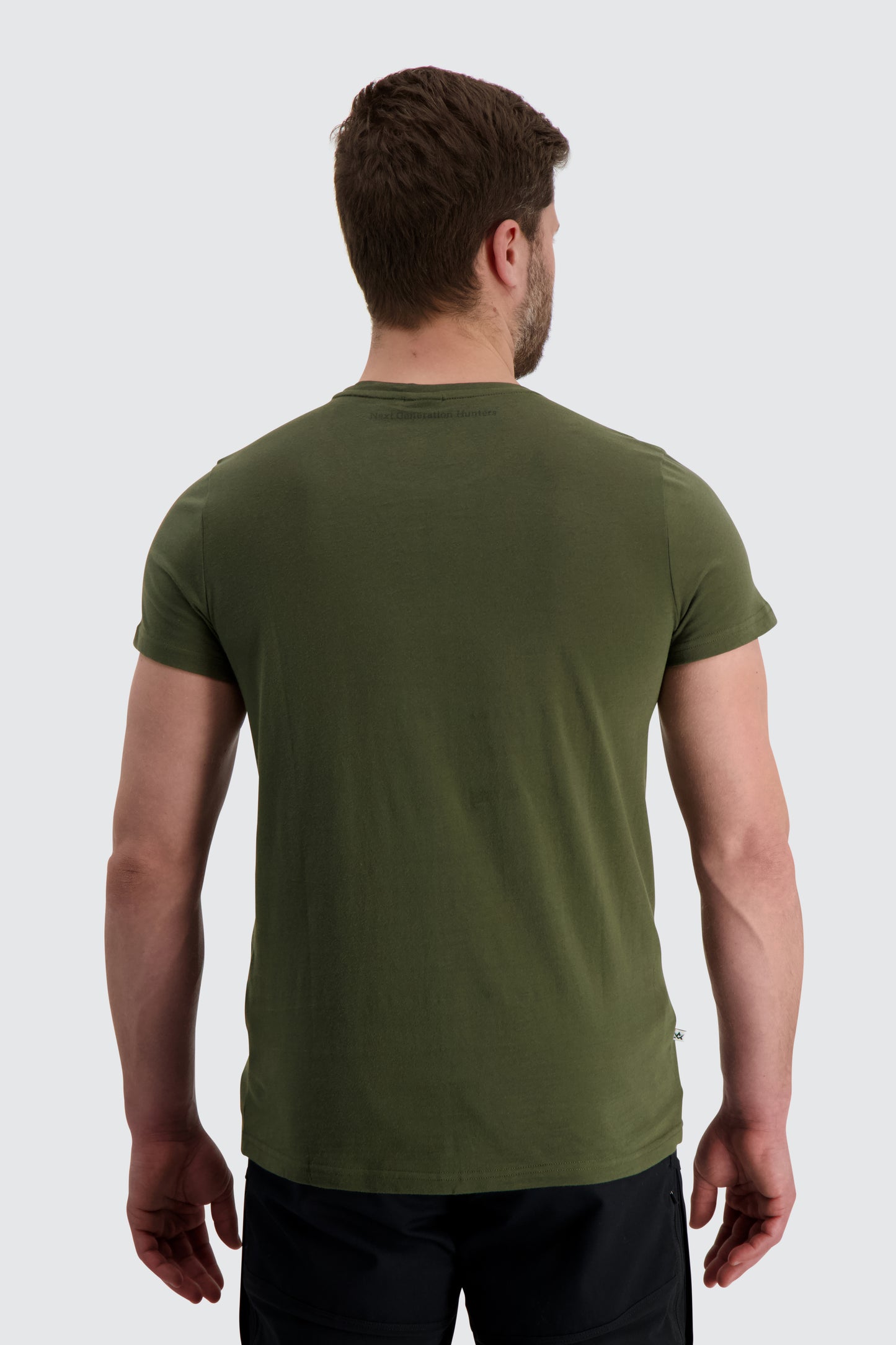 Cotton Men's T-Shirt, Hunter Green